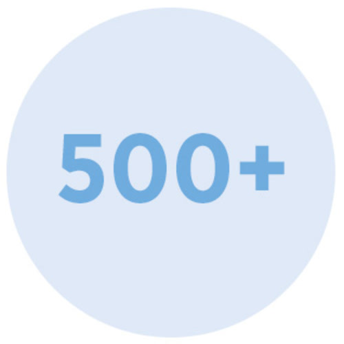 500+ 